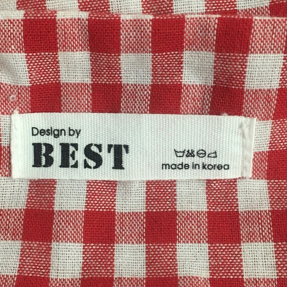 Women‘s Red Cute Trendy Kitchen Lookalike Apron Cosplay Korea Style size small - Picture 2 of 5